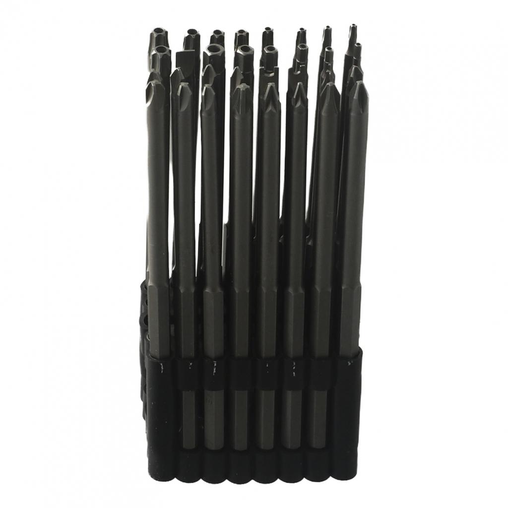 Silver Screwdriver Bit Set Tamper Proof Wide Applications