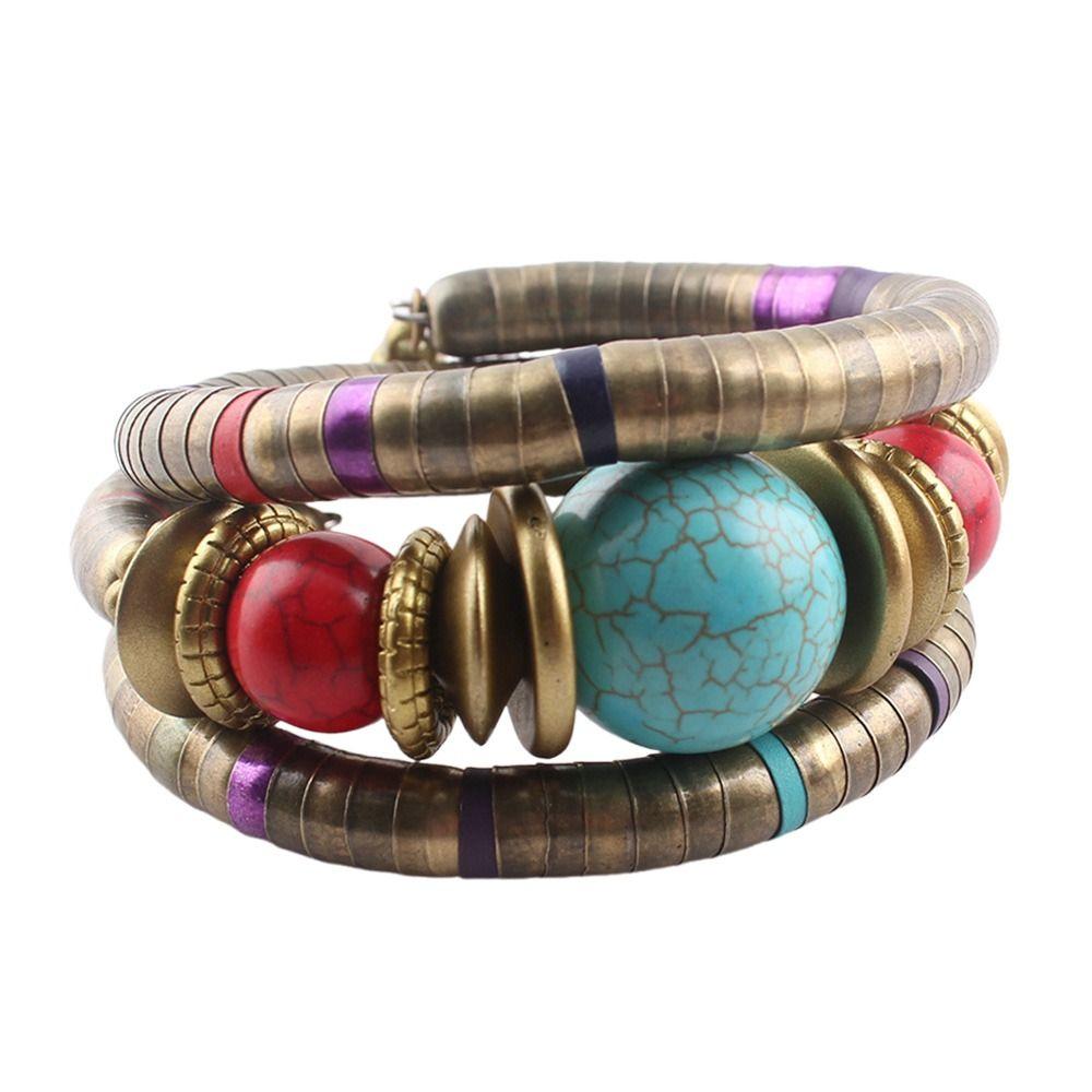 Legierung Schlangenarmband Stapeln Dreilagiger Armreif Kreatives Geschenk Mehrlagiges Armband