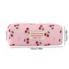 Large Capacity Pencil Case Cherry Print Stationery Bag Kawaii Pencil Pouch  Students