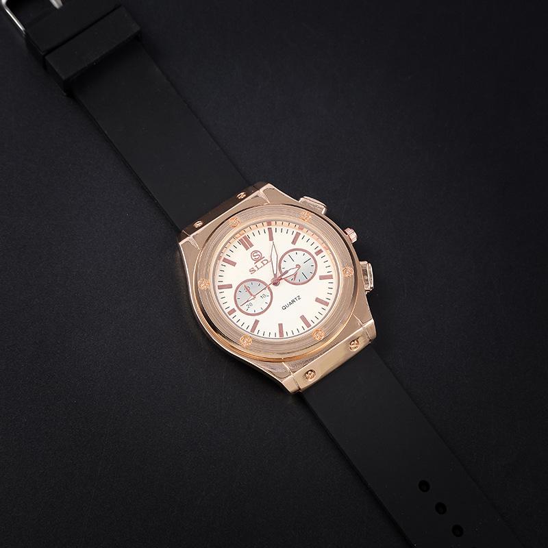 Watch Simple Temperament Business Tape Men'S Watch Fashion Casual Quartz Watch, Watch Watch