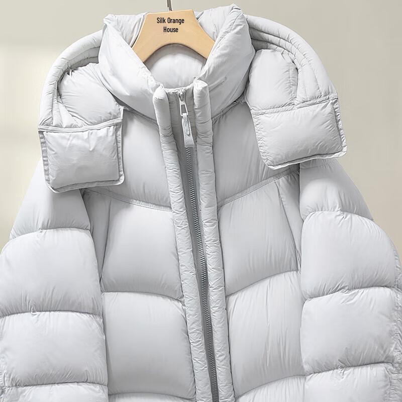 Silkperch Women's Mid-Length 90% Duck Down Jacket