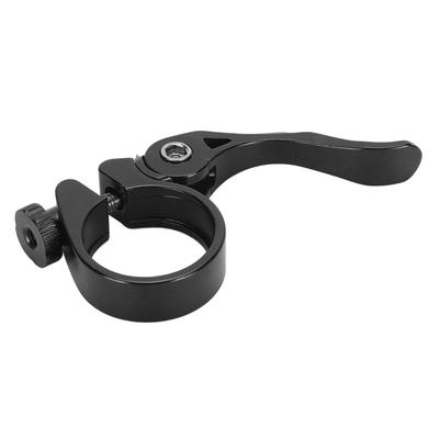 Bike Seatpost Clamp Professional 31.8mm Aluminum Alloy Lightweight Quick Release   Seatpost Clamp for Mountain Road Bike