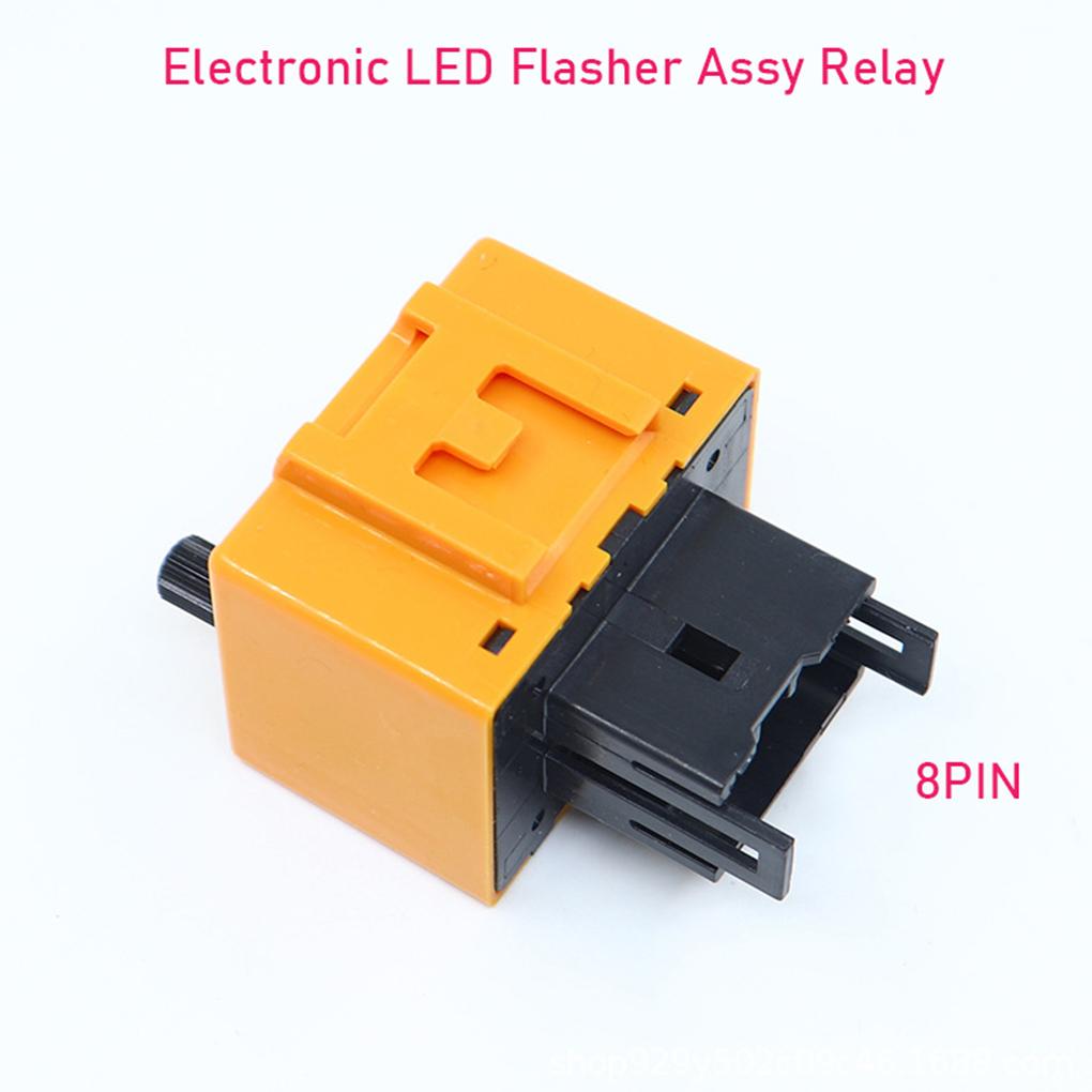 Adjustable Flash Frequency Universal LED Flasher Assembly Relay Lightweight Car Motorcycle Delay Timer Relay for