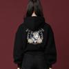 Ohpxharmonia Bmusic Tiger Women'S Crop Fleece Hoodie