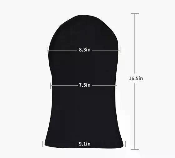 Black Full Face No Hole Cover Hat Women Men Cs Balaclava Cap Sun Uv Protection Bike Motorcycle Multi-Hole Ski Mask