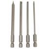 1/4\" Screwdrivers Bits 100mm 3mm-6mm 4Pcs Head Hex
