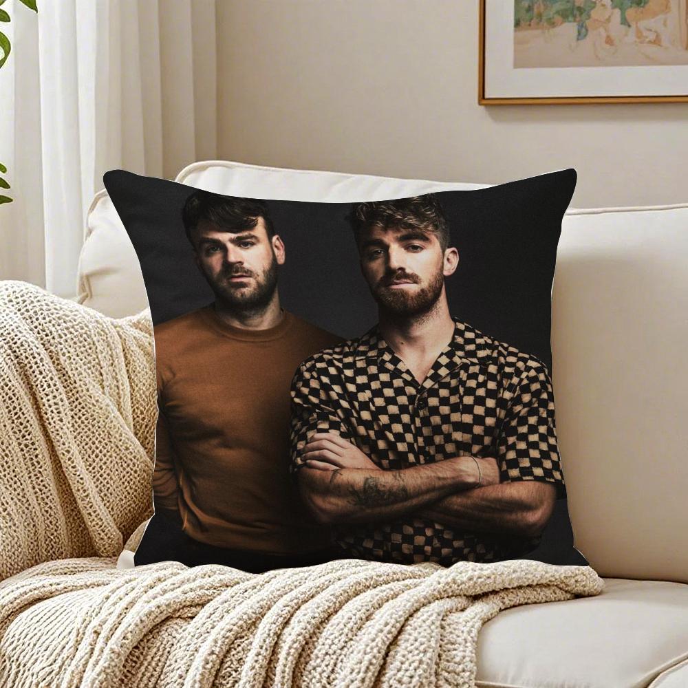 Music Band The CChainsmokers Cushion Cover Pillowcase Antidustmite living Room Sofa Decor Cushion Room