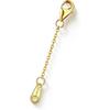 14K Gold Halskettenverlängerung für Damen, Zarte Goldarmband-Verlängerungskette, Zarte Hypoallergene Schmuck-Fußkettchen-Verlängerung mit Karabinerverschluss 2 Zoll
