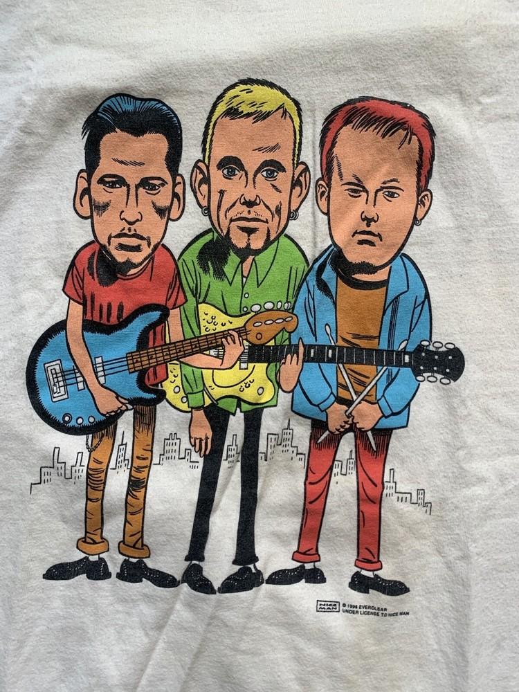 Rare! Everclear Band Shirt Unisex Concert S to 5XL MQ381 Unisex T-Shirt S