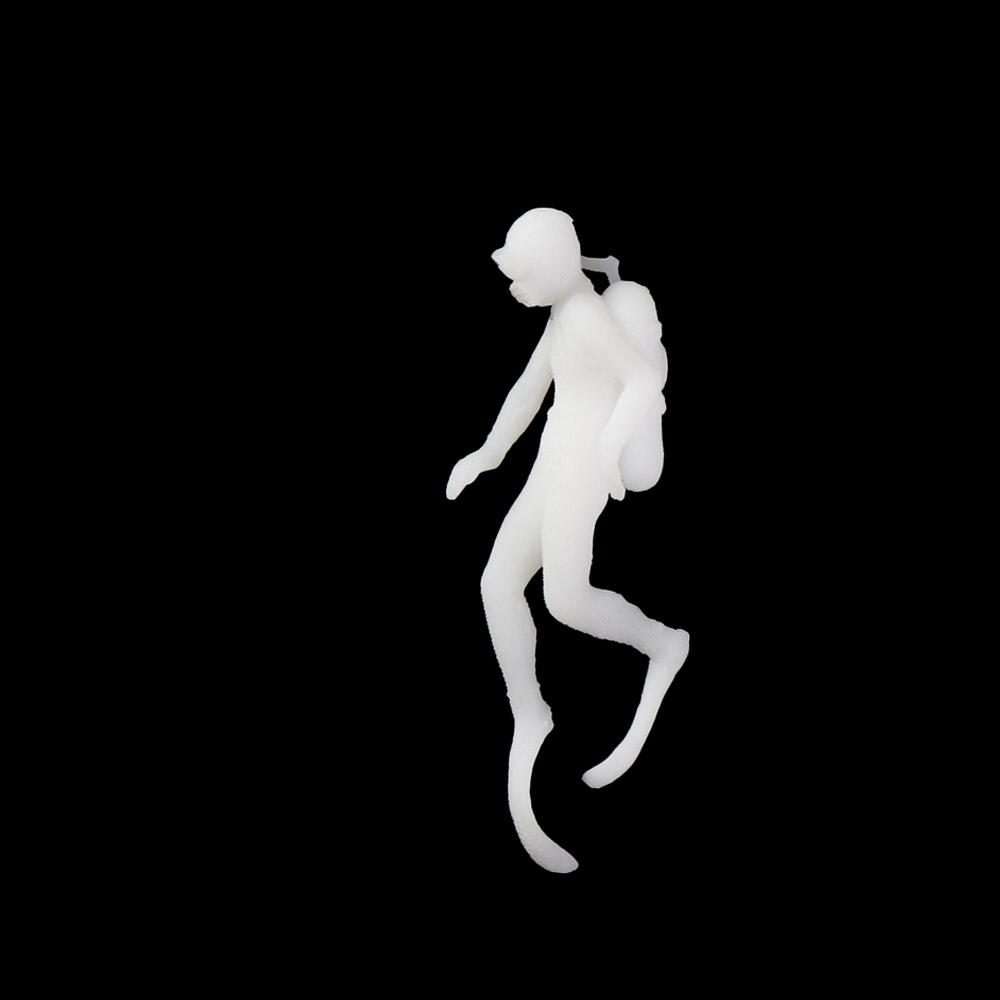 3D Diver Action Figures Model Unpainted Diver Figurine Toys Micro Landscape Diver Model  Home