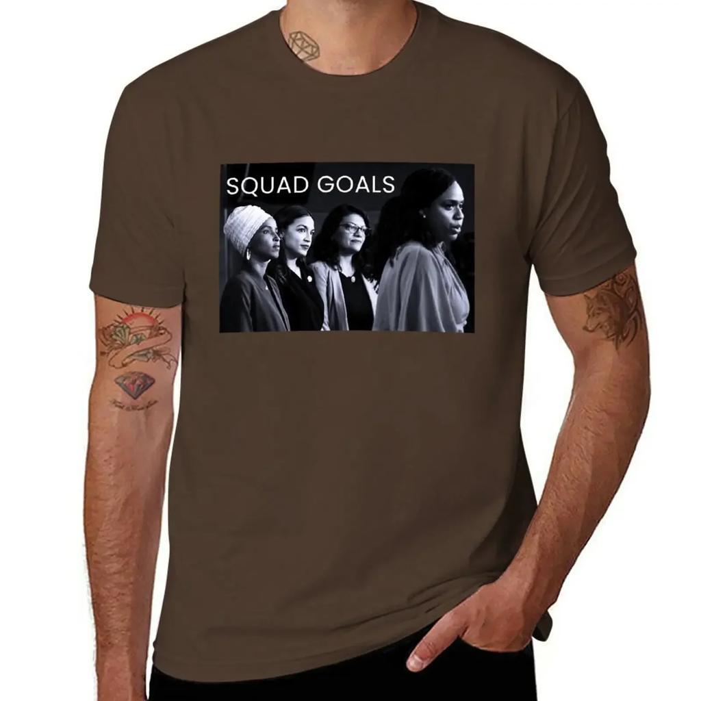 Freshman Congresswomen Squad Goals T-Shirt Graphics Funnys T Shirts Men