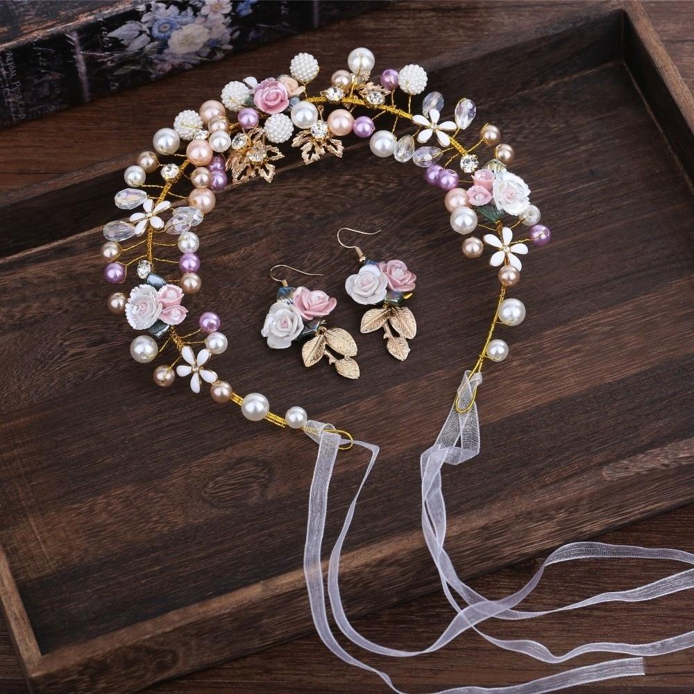 Zinc Zinc Alloy Princess Crowns Rhinestone Bride Tiaras Headband Bridal Jewelry  Girls