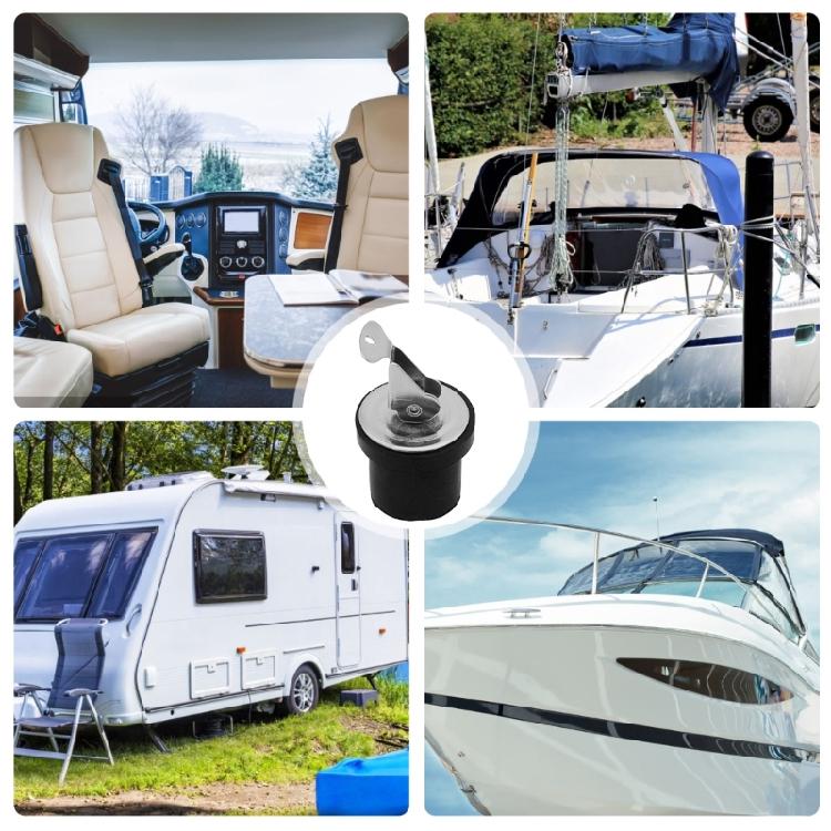 Waterproofing 7/8inch Diameter Compression Drain Plug With Rubber Sealant Stopper For Boating Marine Vessels Accessories