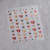 Cat's Eye 5D Gradient European Love Gem Wing Crystal Geometric Colorful Self Adhesive Nail Art Stickers Manicure Decals