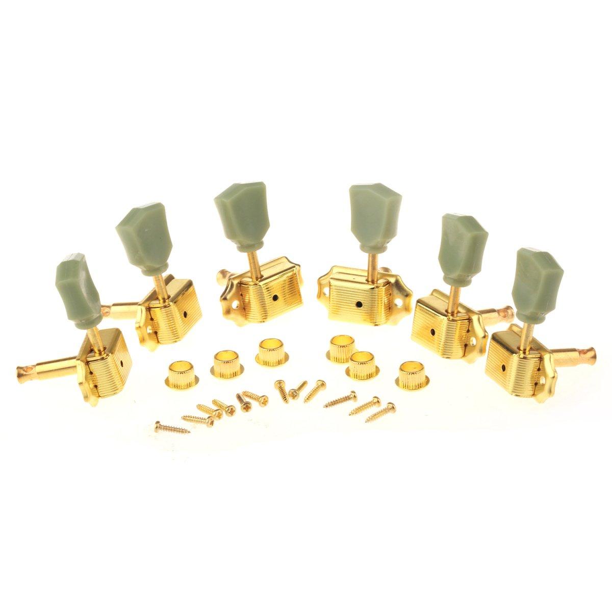

Musiclily Basic L3+R3 Vintage Guitar Peg LP SG для электрогитары Les Paul, акустическая гитара, золото