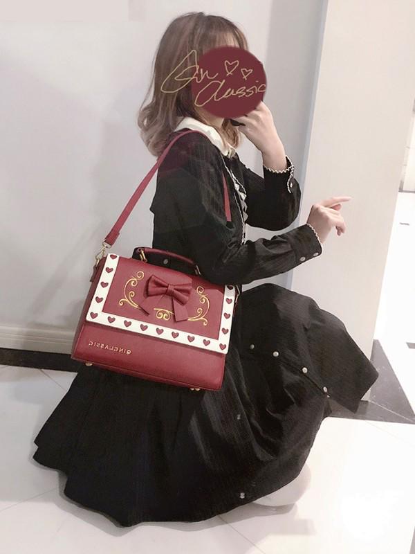 Korean-Style Lolita Crossbody Bag: Fashionable Soft Girl Handbag with Dual Shoulder Wear