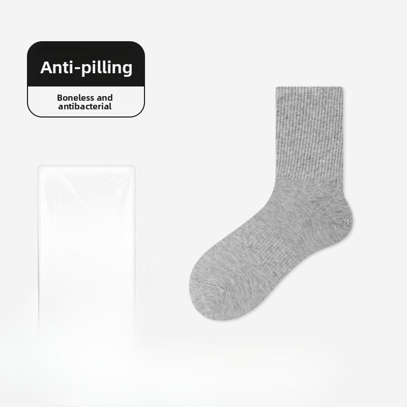 Summer Lightweight Ankle-length Socks, Versatile Plain-colored Sports Stockings, Women's Short Cotton Socks Without Bones