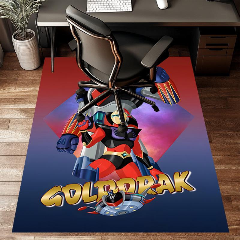 1pc UFO Robot Grendizer4 Design Printed Area Rug Carpet for Bedroom Living Room Home Decor Rugs Mat Non Slip Mat Rug for Bedside