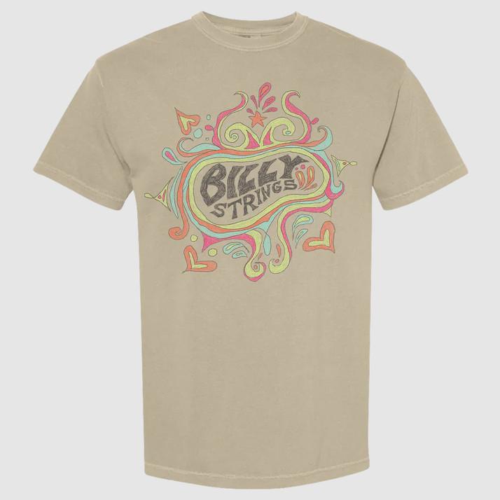 Billy Strings Fall 2026 Tour Paisley T-shirt Unisex All Sizes M