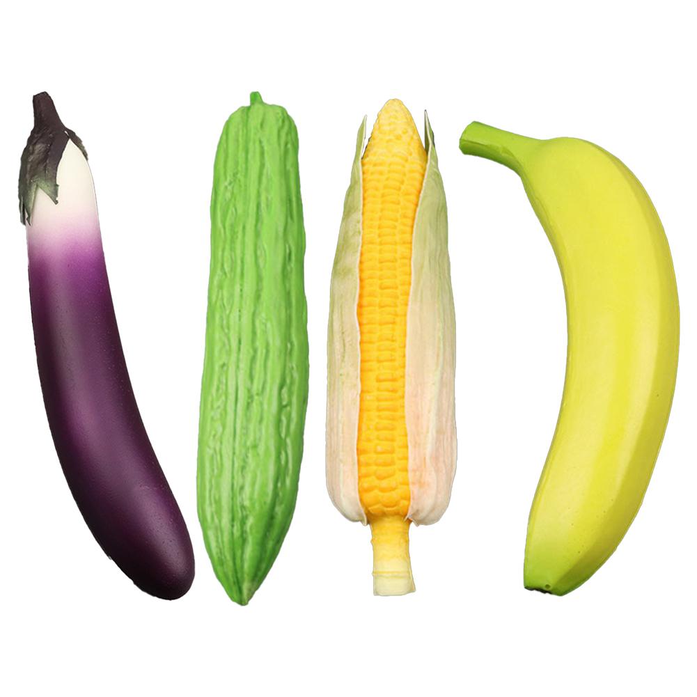Versatile Use Artificial Fruits Fake Vegetables Home Decoration