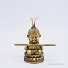 Chinese Style Sun Wukong Sculpture Ornament, Copper Ware Crafts, Monkey King Buddha Statue, Creative Home Decorations, Gift, 1Pc