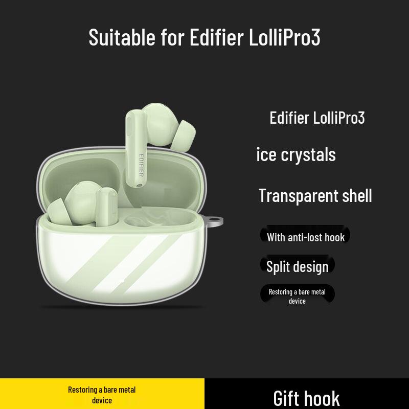 Compatible Soft Shell for Edifier Lolli Pro3 Bluetooth Earbuds Edifier LolliPro3