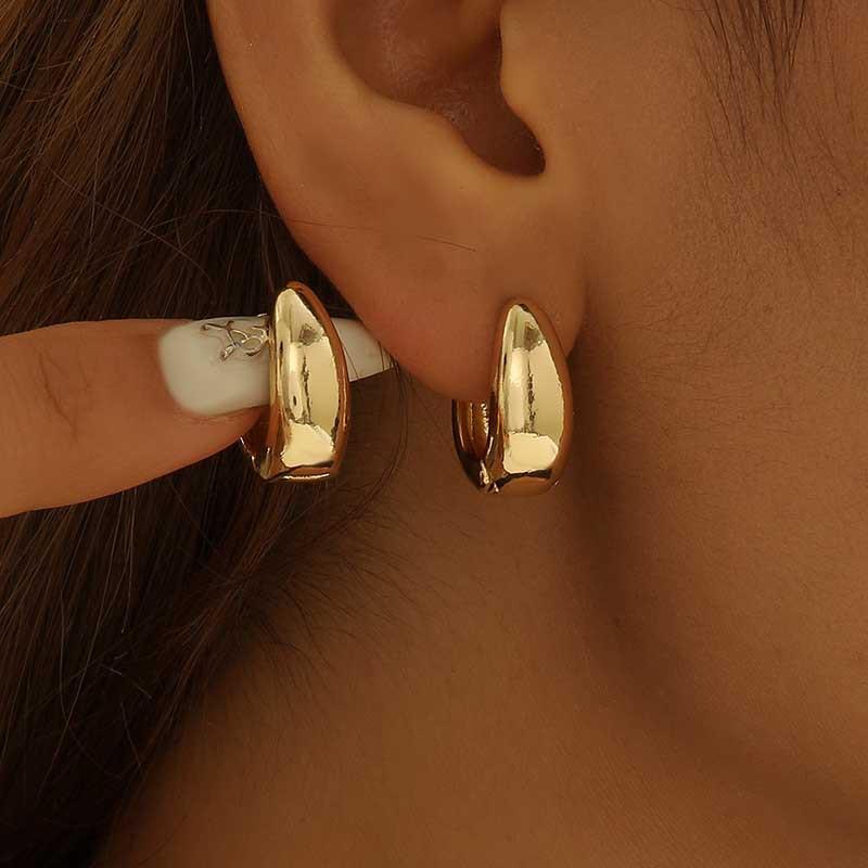 Маленькие серебряные серьги-кольца 925 пробы для женщин, винтажные, простые, блестящие, массивные, круглые, серьги-кольца, гипоаллергенные украшения, подарки