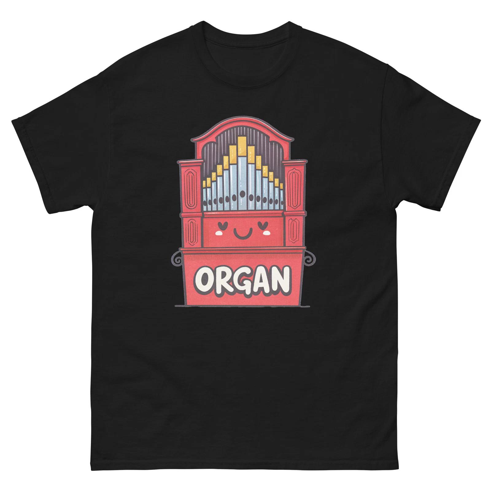 Organ Musical Instrument Illustration T-Shirt S