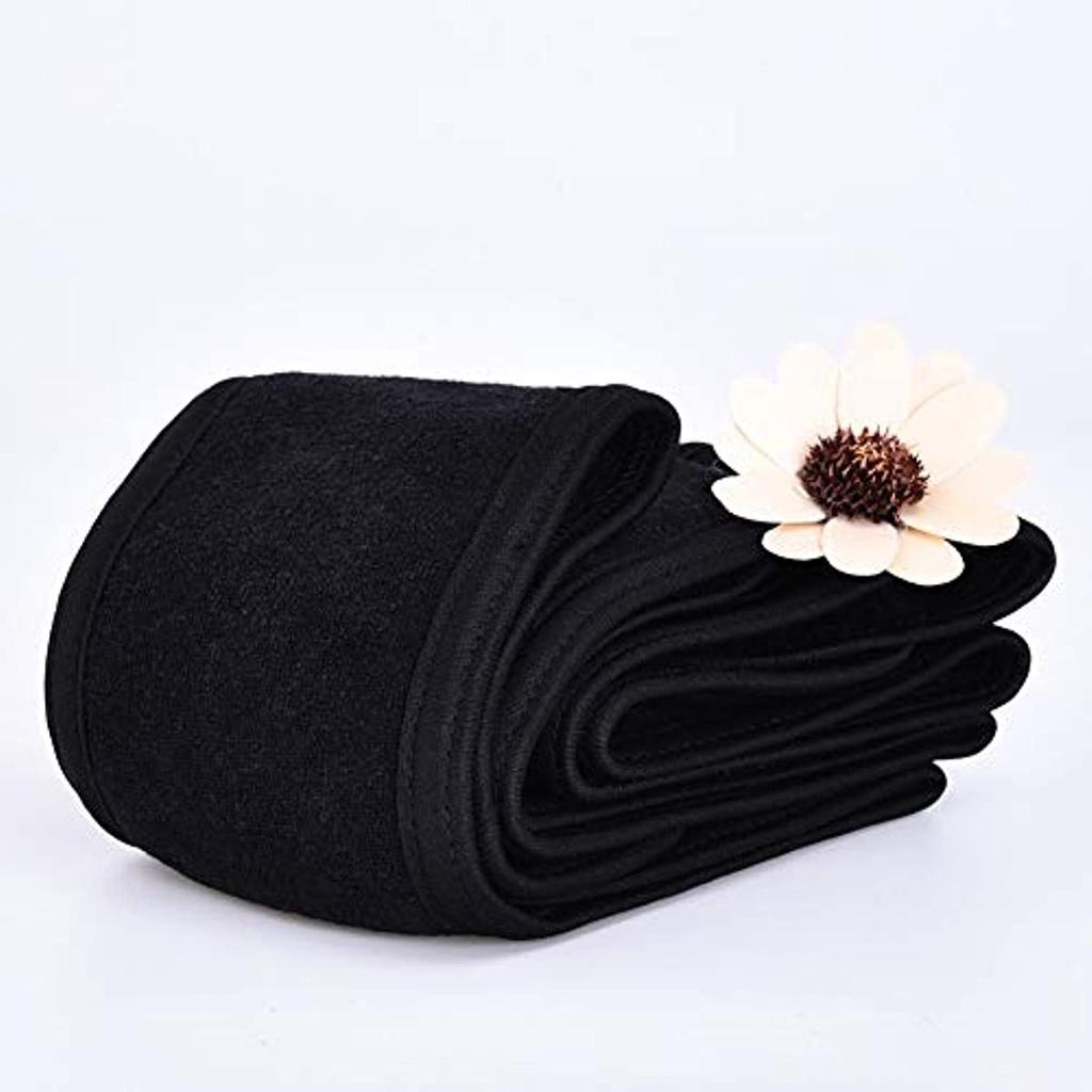 3PCS Washable Hair Makeup Headband Black Scratch Hairband Headband For Spa Yoga Sports Make Up Face Care