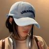 Hat For Women Sun Protection Duck Tongue Hats Letter Print Embroidery Peaked Cap For Men And Women Fashion Blue Denim Visors Ricygvm Cowboy Baseball