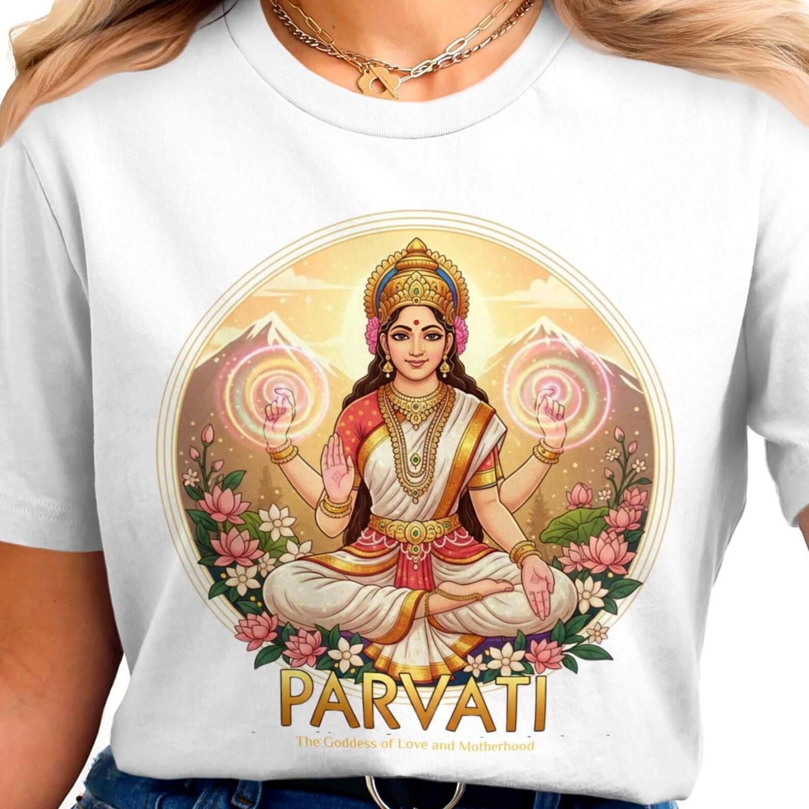 Parvati T-Shirt | Hindu Mythology | Vintage Hindu Goddess Tee XL