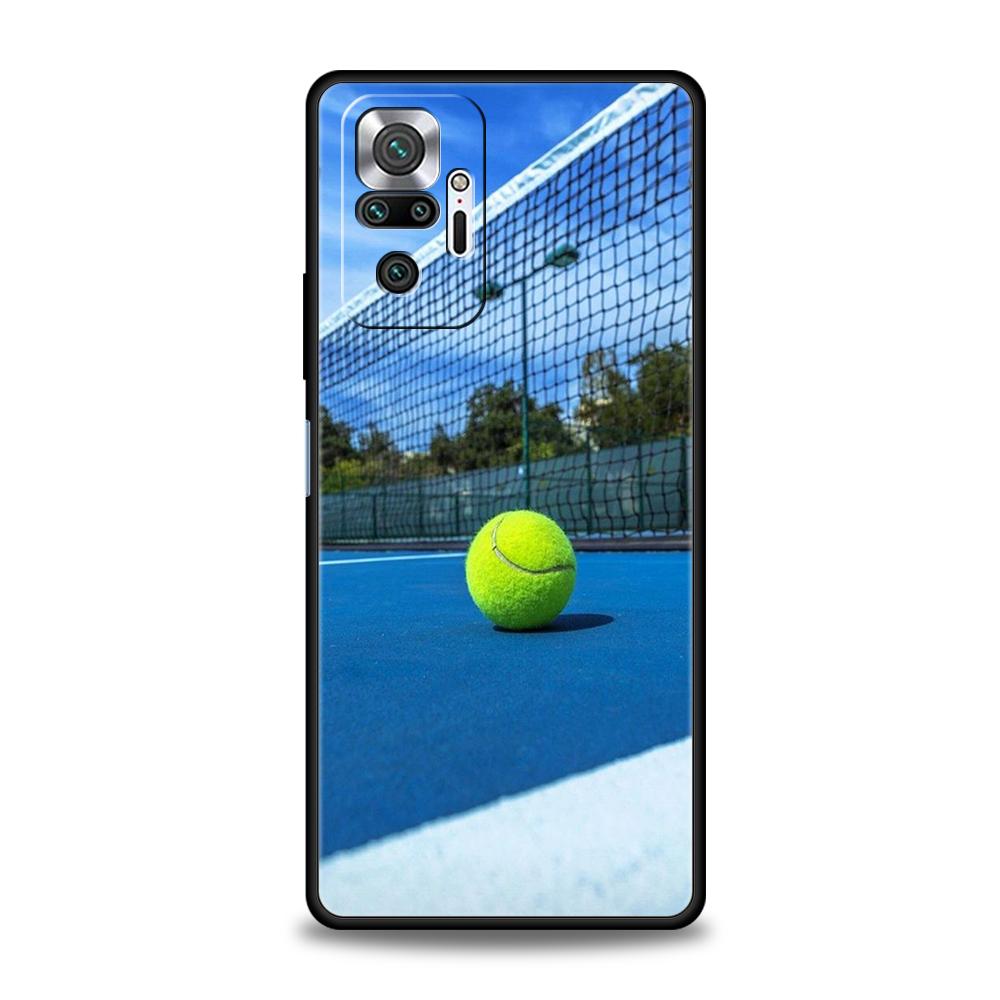 Tennis Ball Phone Case For Xiaomi Redmi Note 12 5G 10C 10 11 9 8 Pro Plus 9S 7 8T 9T 9A 8A 9C K50 K40 Gaming Silicone Cover