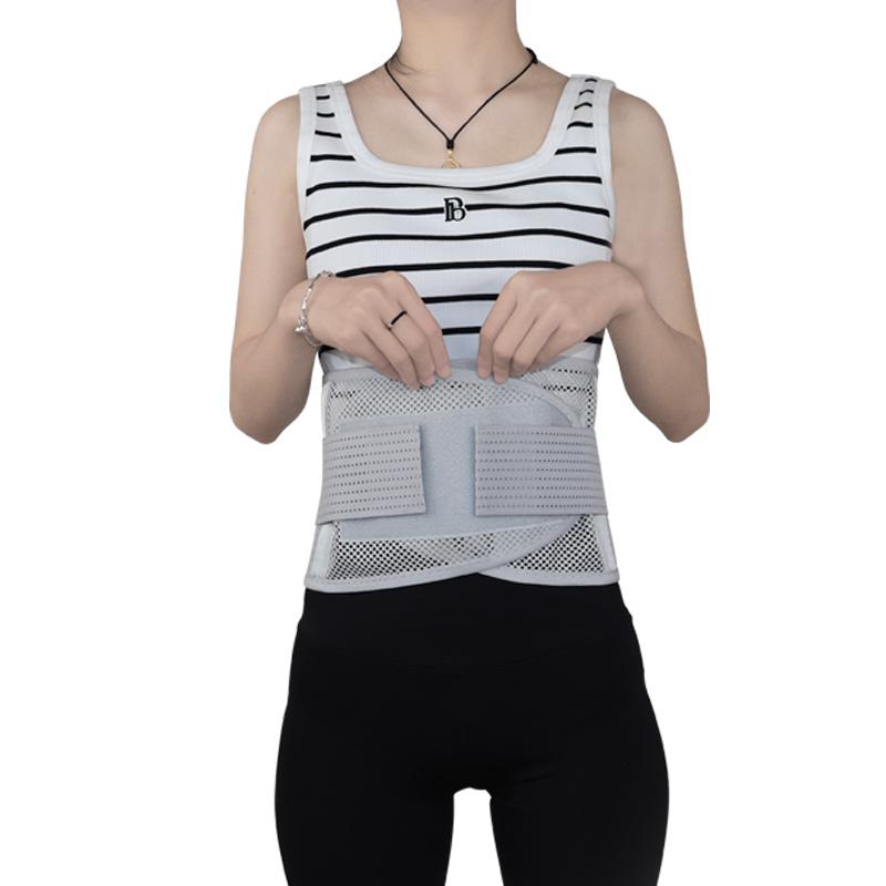 Adjustable Comfortable Orthopedic Medical Belts Back Brace Lumbar Support with Steel Support