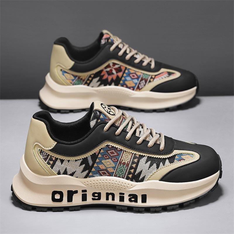 Herren Freizeitsneaker Die Neue Mode Trendig Allround Dicke Sohle Bequem Rutschfest Verschleißfest Frühling und Herbst Haupt-Push