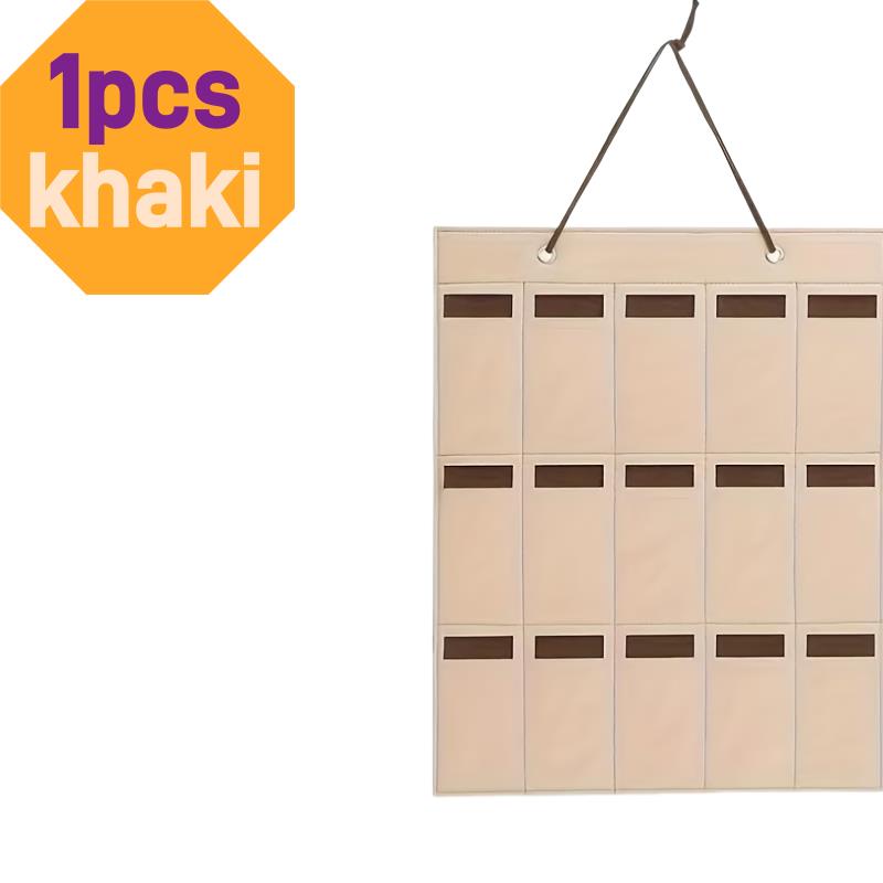 1pcs Wall-Mounted Folding Eyeglass Organizer – Holds 15 Glasses, Hair Ties & Clips, Easy Installation Storage