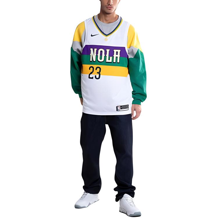 Nike Basketball Jersey Men's White AJ4628-101