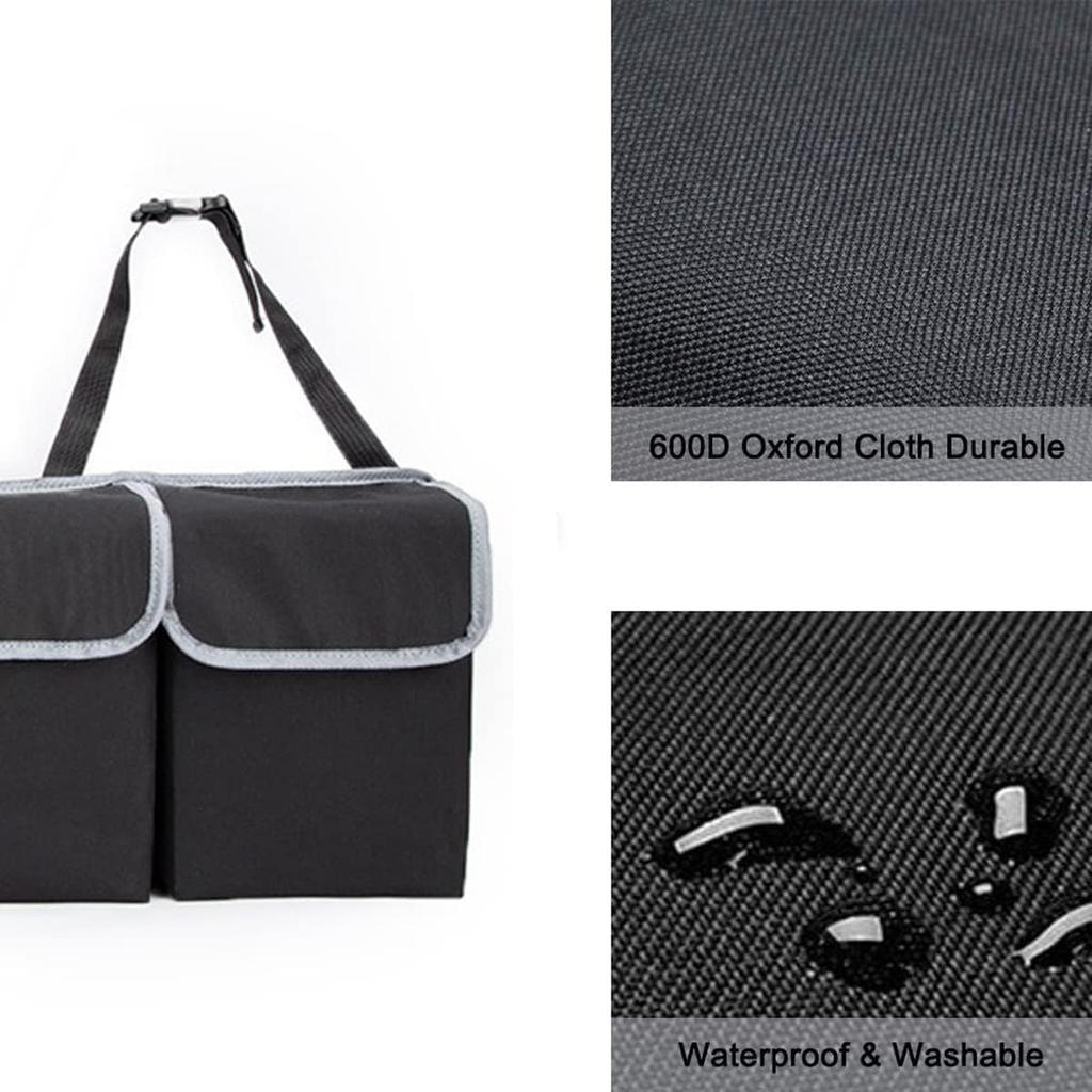 Car Trunk Organizer, Backseat Hanging Organizer With 4 Large Storage Bag-Car Seat For SUV,Trunk,Space Saving Expert