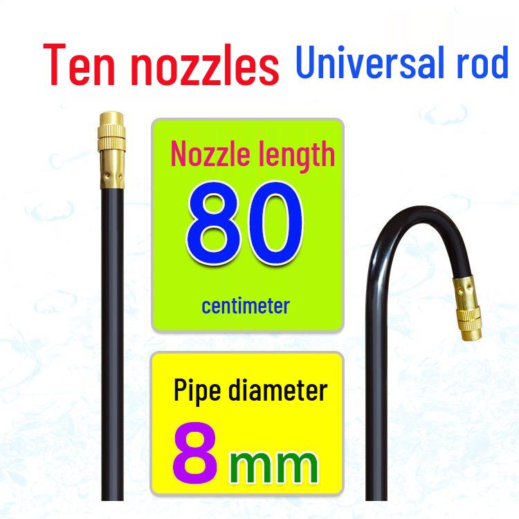 Adjustable Micro-Atomization Automatic Watering Nozzle for Irrigation, Cooling, and Humidification