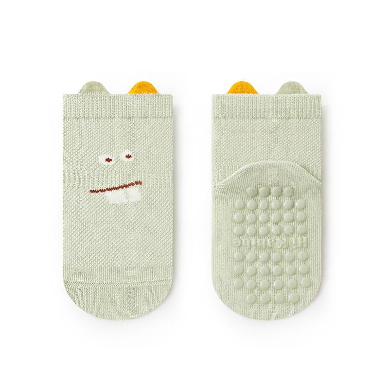 0-5Years Korean Cute Mesh Socks Summer Thin Cotton Boneless Baby Socks For Girls And Boys Children Toddler Non-slip Floor Socks