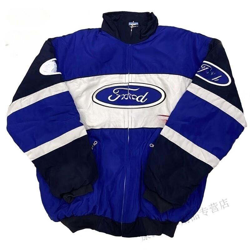 Herren Damen Retro Motorradjacke Baumwolle Gepolstert Winddicht Sportmantel Reiten Wandern Camping Outdoor
