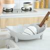 Plastic Dish Drying Rack Drainage Cutlery Storage Container Practical Tableware Holder  Camping