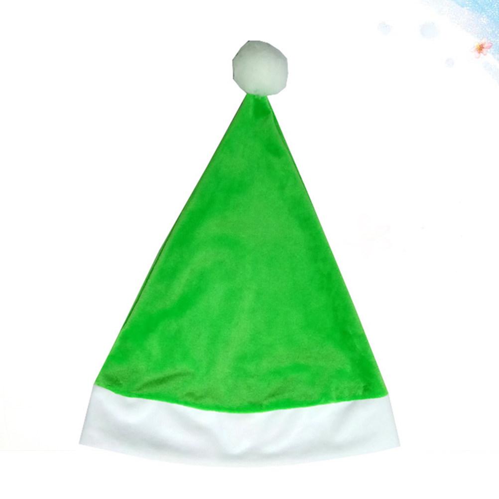 1Pcs Classic Red Santa Hat Christmas Party Costume Accessory for Kids Adults Masquerade Carnival Halloween New Year Eve Gift