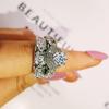 New Double-Layer Micro-Inlaid Zircon Ring Set - Luxury Party Wedding Band R5080