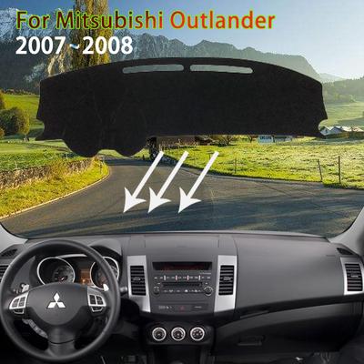 Kryt palubnej dosky Podložka na palubnú dosku Koberčeková podložka pre Mitsubishi Outlander 2. generácia 2007 2008 Slnečná clona Protišpinavý koberec Auto