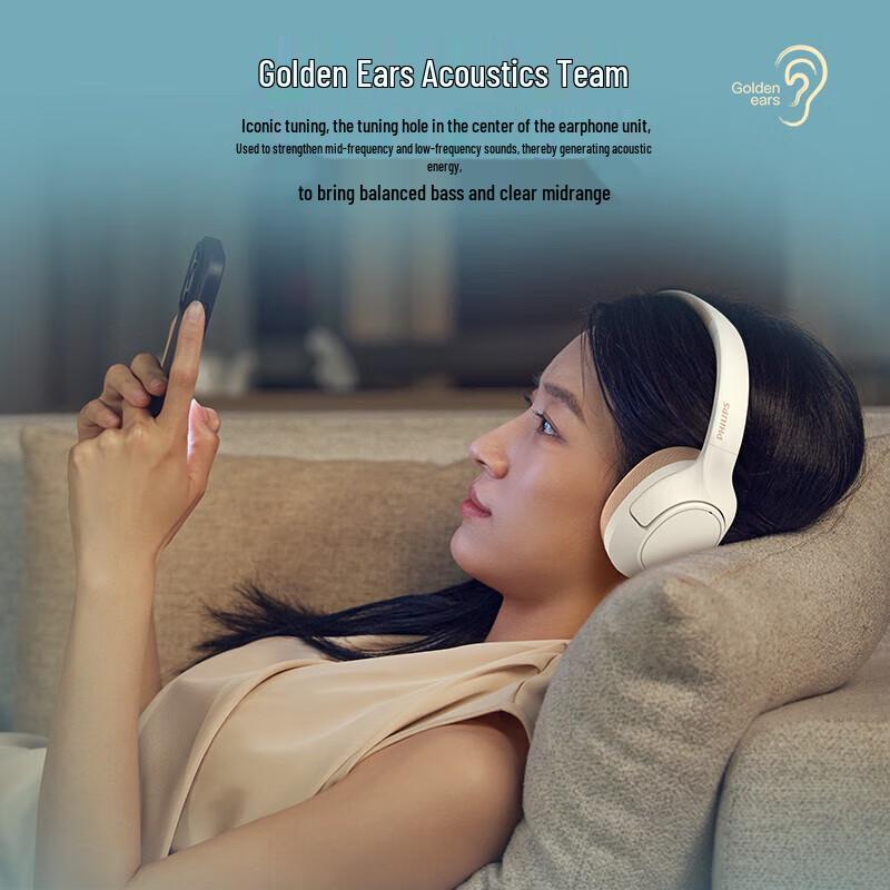 Philips TAH7508 Over-Ear Wireless ANC Headphones