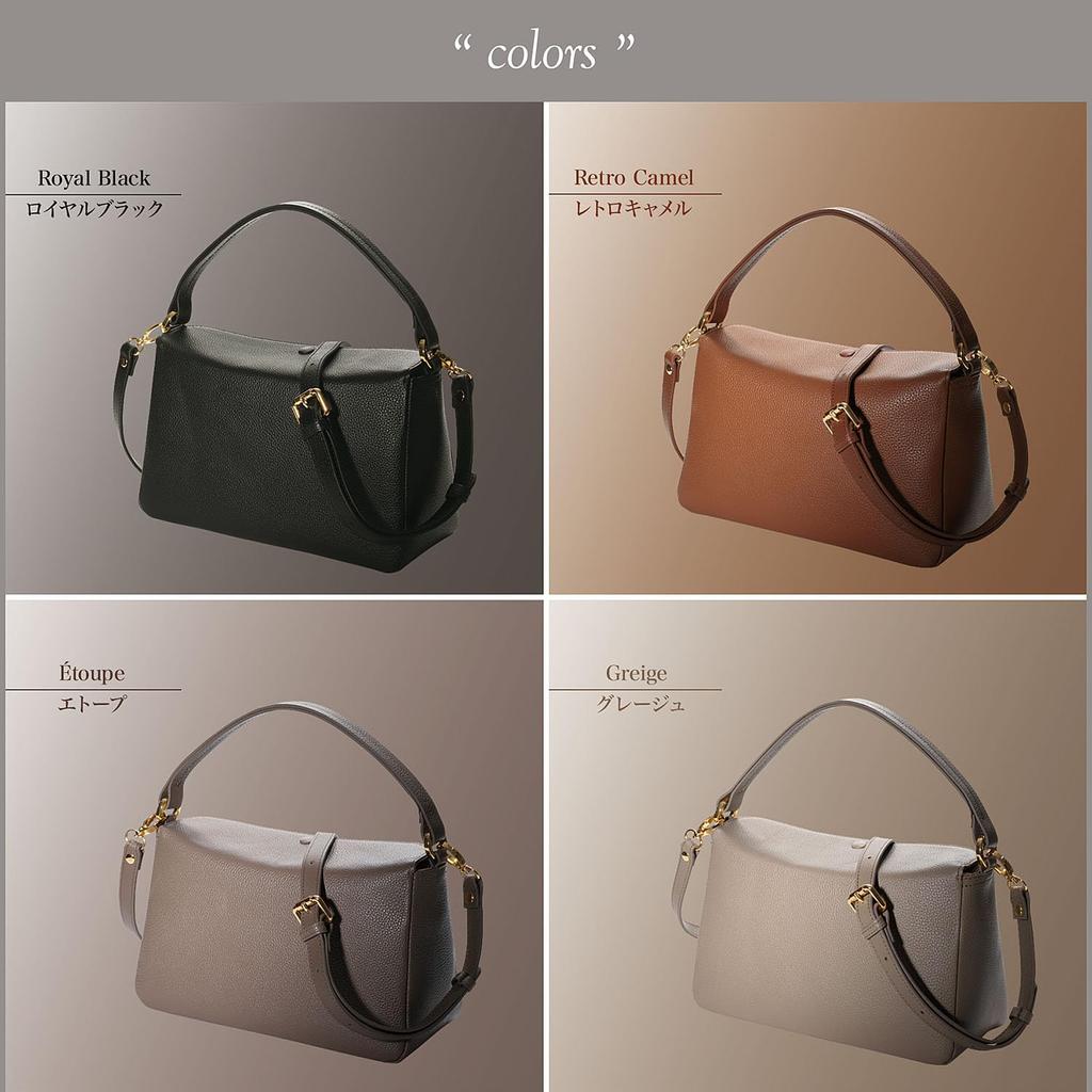 BLUE SINCERE Genuine Leather Crossbody Shoulder Lightweight Mini Boston Sacoche Smartphone Shoulder Perfect for Entrance and Graduation Ceremonies