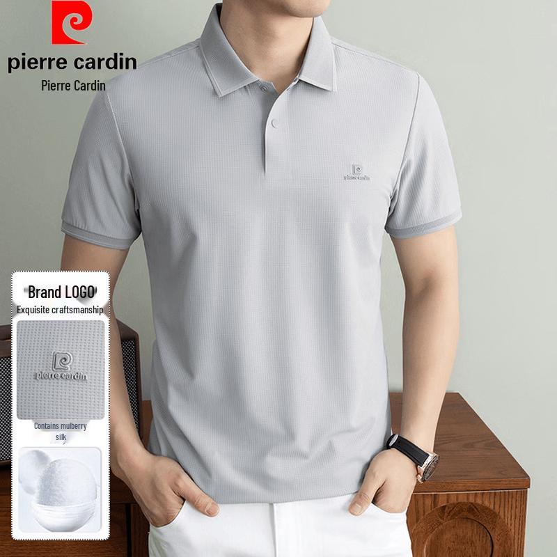 Pierre Cardin Men s Ice-Feel Silk Blend Polo Shirt 2XL