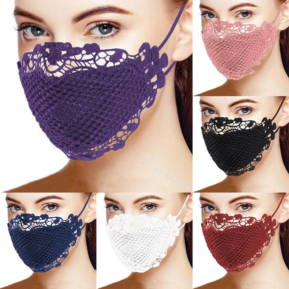 Lightweight Reusable Lace Mask for Women Stylish Protection for Cosplay