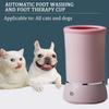 Automatic Silicone Bristles Pet Cleaner Cup USB Charging, Portable For Muddy Claws, Designed For Small To Medium Dogs