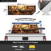 Rustic Deer Truck Rear Window Graphic Decals, Sunset Forest Nature Animal Pickup Car Window Stickers Truck Back Window Film Decal for Trucks SUV 66 x